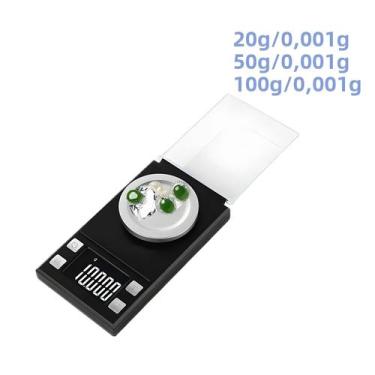Imagem de Mini Balança Digital Alta Precisão 0,001 Balança De Bolso 100g 50g 20g