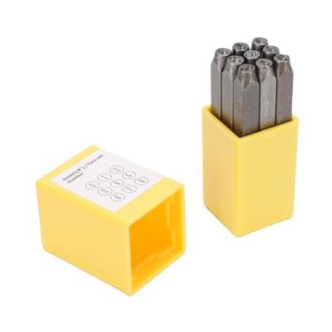 Imagem de TOPINCN Conjunto De Selos De Metal, 40cr Aço Carbono Jóias Estampagem Ferramentas Kit Multifuncional Carta ou Número Punch Selo Portátil Conjunto para Metalworking Jóias Fazendo (#3)