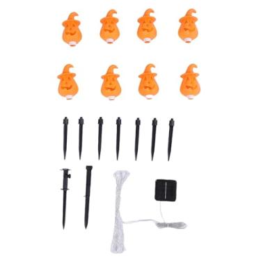 Imagem de Diydeg Luzes de Estaca de Abóbora, 8pcs Halloween Pumpkin Solar Lights Com Lâmpadas LED Brancas Quentes, Luz da Via para a Passarela do Jardim de Hallowway de Hallowway Ao Ar Livre