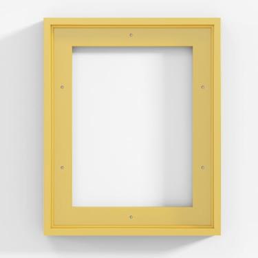 Imagem de Moldura de tela 20 x 25 cm para pintura em tela, moldura flutuante para tela de 3,2 cm de profundidade, moldura flutuante para painel de artista, pintura a óleo, decoração de parede, imagem vertical