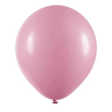 Imagem de BALÃO REDONDO LISO- ART-LATEX Nº 09 -  ROSA - Pacote com 50 unidades -
