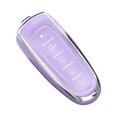 Imagem de Capa De Chave TPU De 5 Botões Para Ford Edge Explorer Escape Focus Tau