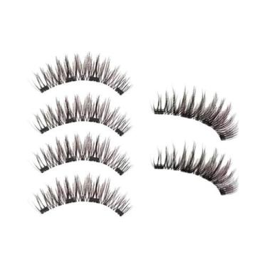 Imagem de Cílios Postiços Magnéticos 3D Sem Rastros De Cola, Fixação Rápida, Reu