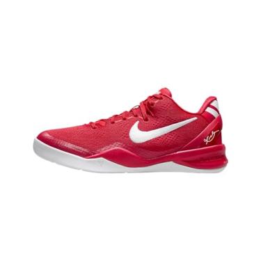 Imagem de Nike Tênis infantil de basquete Kobe 8, University Red/University Red/White, 20