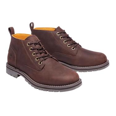 Imagem de Timberland Bota Chukka impermeável Redwood Falls, Marrom escuro de grão integral - 2024, 7 Wide