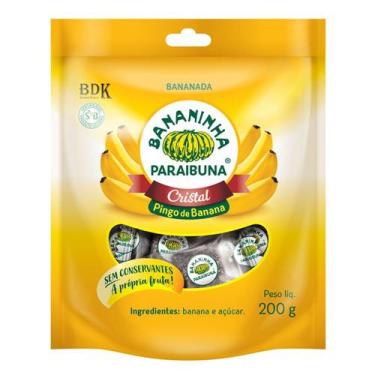 Imagem de Bananinha Cristal Pingo de Banana Paraibuna 200g