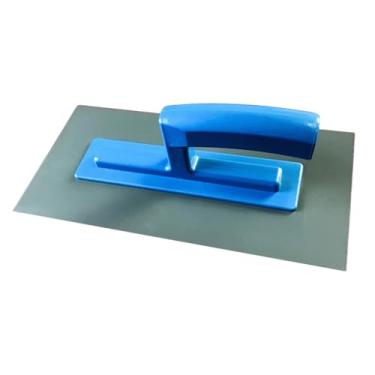 Imagem de ShengQuanHao Desempenadeira Plana, Desempenadeira de Reboco, Ferramentas Profissionais Versáteis para Construção, Cabo Confortável para Painéis de Parede de Ladril, Azul, Tamanho real