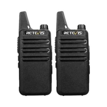 Imagem de Mini walkie talkie pmr 446, rádio em dois sentidos, ptt, portátil, par