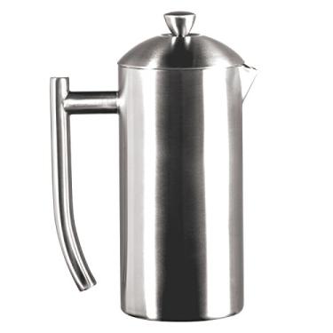 Imagem de Frieling Prensa de café de aço inoxidável de parede dupla - 500 ml - Cafeteira francesa isolada para acampamento e viagens - Design sem plástico