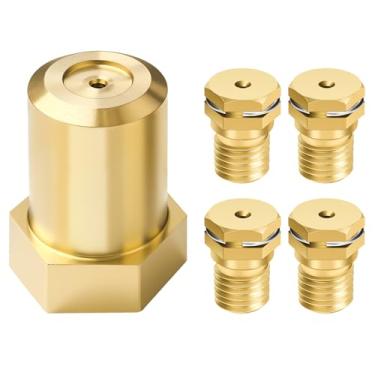 Imagem de Kit de conversão de 5 peças WB28X26889 LP de substituição para GE para Hotpoint WB28X39141 AP6996747 Orifício de fogão