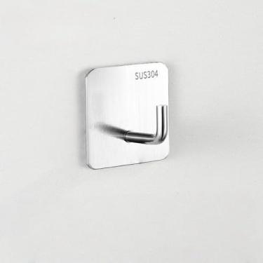 Imagem de Toalheiro de aço inoxidável 304 para serviços pesados, haste para toalhas de banho, anel para toalhas, suporte para papel higiênico, gancho adesivo, gancho para roupão de banho, montagem na parede, p