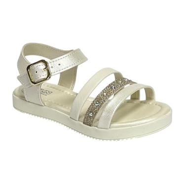 Imagem de Sandália Klin Lolinha 421055 Off White Perolizado