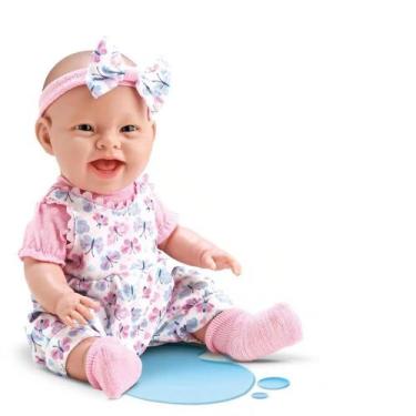 Imagem de Boneca Reborn Premium Faz Xixi + Manta e Acessórios - BAMBOLA