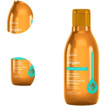 Imagem de Óleo De Argan Farmax 100ml Brilho e Nutrição Cabelos e Pele