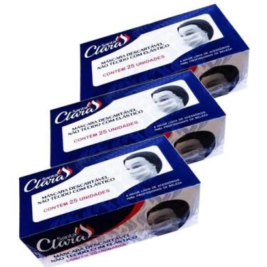 Imagem de Máscara Descartável com Elástico TNT 75 Unids - Santa Clara