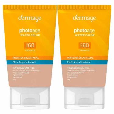 Imagem de Dermage Photoage Water Color Kit com 2 Protetores Solares com Cor FPS6