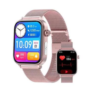 Imagem de Relógio Inteligente Masculino Com ECG, Monitor De Frequência Cardíaca,