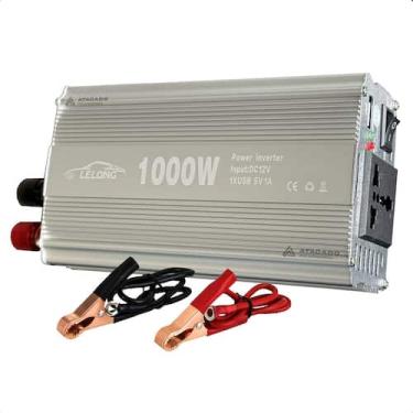 Imagem de Inversor 12v Para 220v ou 110 1000w Conversor Tensão Veicular - Lelong
