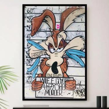 Imagem de Genérico, Quadro Coyote Papaleguas Desenho Decorativo A3 35x45cm