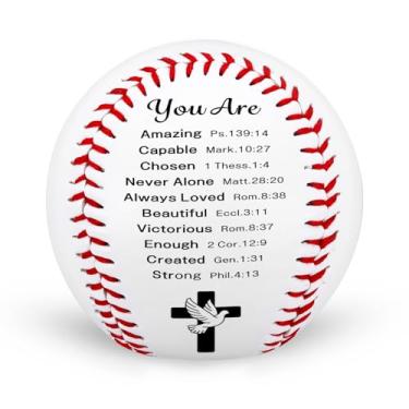 Imagem de XPENMULBOJA Baseball Gifts for Boys 8-12 - Baptism Gifts for Boy Confirmation for Teenage Boy First Communion Christmas Religious Baseball for Men
