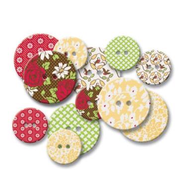 Imagem de Jenni Bowlin Studio Botões de compensado 12 unidades, balanço da varanda