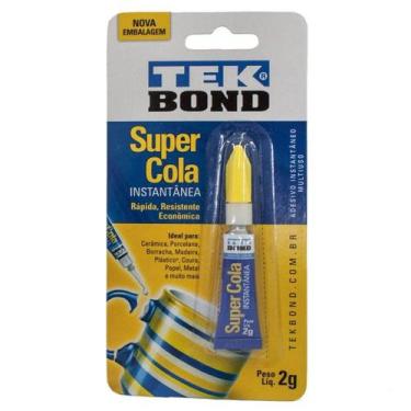 Imagem de Super Cola Instantânea 2g C/1 Tekbond. Rápida, Resistente e Econômica