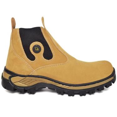 Imagem de Bota Masculina Em Couro Nobuck Coturno Botina Palmilha Gel - DM BOOTS,