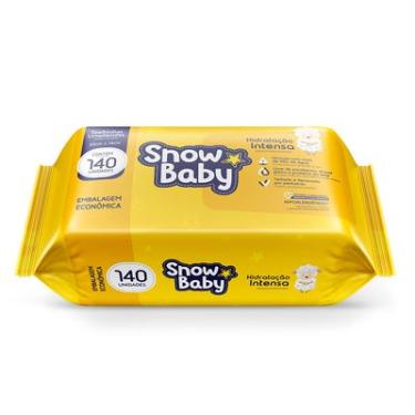 Imagem de Lenço Umedecido 140 Unidades Snow Hidratação Intensa Pele Sensível