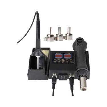 Imagem de Estação De Soldagem Digital 2 Em 1 Com Display, Pistola De Ar Quente P