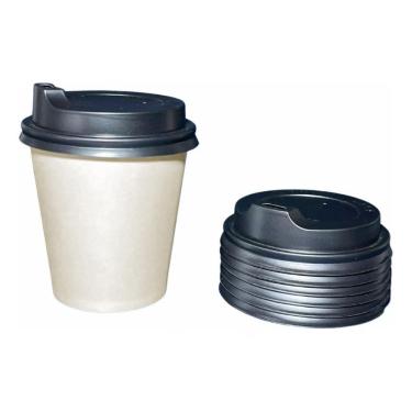 Imagem de Copo Papel Branco 200Ml Tampa Biodegradável 100Un Térmico