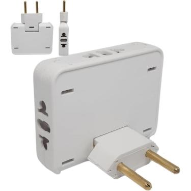 Imagem de Adaptador De Tomadas Articulado 3 Entradas Benjamin 10A