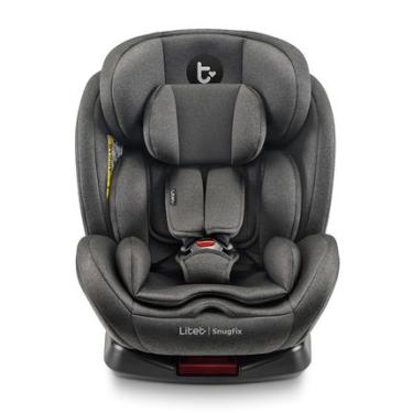 Imagem de Cadeirinha infantil para carro Snugfix 0-36 Kgs Isofix com Rotação Preta Litet - BB453 BB453