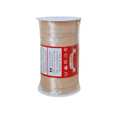 Imagem de TRADER, Fita De Cetim Trader 07mm N°1 Com 100 Metros, COR 061 BEGE CLARO