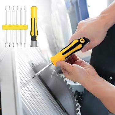Imagem de Conjunto de chaves de fenda 6 em 1 kit de ferramentas de precisão com brocas intercambiáveis para conserto doméstico de eletrônicos e projetos DIY (amarelo)
