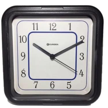 Imagem de Relogio de Parede Preto Real Eurora 6551 145