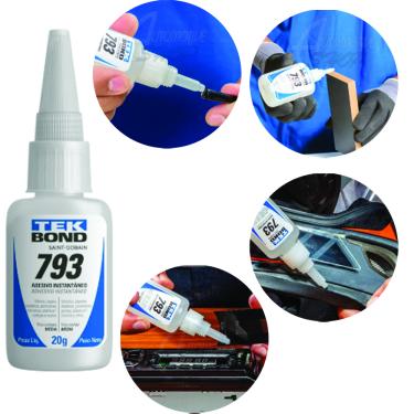 Imagem de Cola Instantânea Super Bonder TekBond 793 20G C/Bico Multius