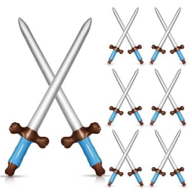 Imagem de Brinquedo inflável Swords Pirate Sword, 12 peças para festa infantil -