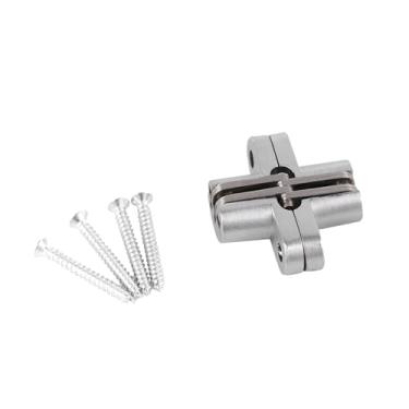 Imagem de Hilitand Liga de Zinco Premium Dobradiça Invisível, Design Pesado, Menos Ruído, Portas de Gabinete, Portas Deslizantes, Rotação de 180 Graus Com Operações Suaves (43,7 mm)