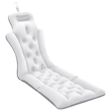 Imagem de Almofada de banho de corpo inteiro snlewrtu para banheira com 192 vent