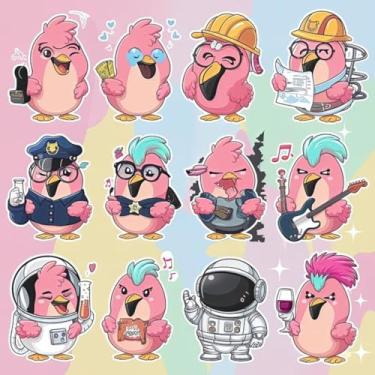 Imagem de Adesivo Infantil Kawai Decorativo para Quarto Caderno e Parede com Emojis e Animais 40x40cm