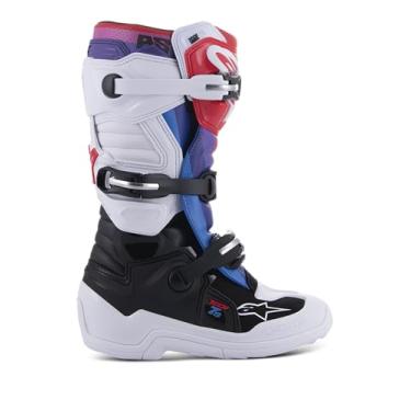 Imagem de Alpinestars 2015017-289-3: Botas Tech 7S branca/preta/arco-íris tamanho 3
