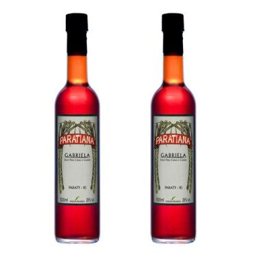 Imagem de Kit 2 Cachaças Gabriela Paratiana 500 ml Sabor Exclusivo de Cravo e Ca
