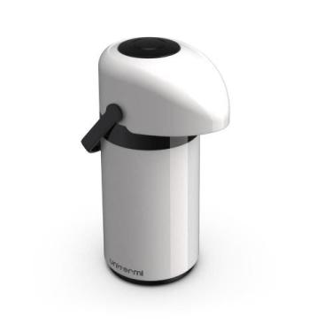 Imagem de Garrafa Térmica Mesa Verona Pressão 0,600 ml p/ Café Chá Suco - Uniter