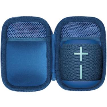 Imagem de Lebakort Estojo de armazenamento compatível com alto-falante portátil à prova d'água Ultimate Ears UE WONDERBOOM 4 3 2 (capa azul)