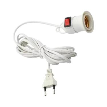 Imagem de Base De Lâmpada LED Universal De 2,3m-9,3m Com Interruptor Adaptador D