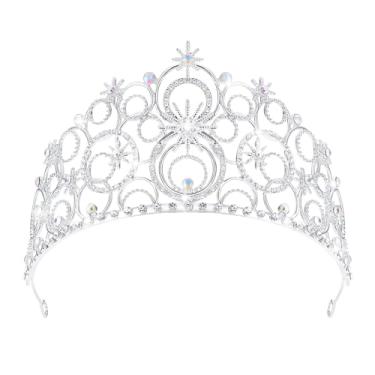 Imagem de Coroa de Bolha Beleza Tiara Casamento Feita Liga com Strass Brilhantes Alto Nível e Exquistito Adequado para Aniversários Casamentos Ocasiões Estilo Princesa Acessório Momento Destaque