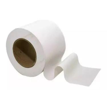 Imagem de Fita Branca Anti Trombada Porta Vidro Blindex 2m X 10cm - BG Adesivos