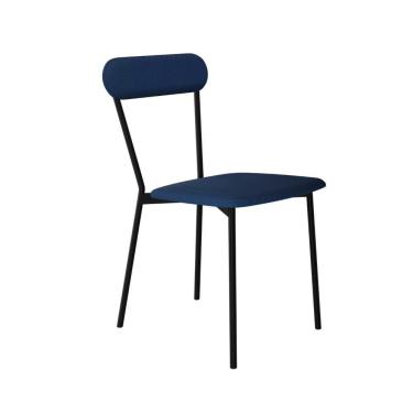 Imagem de Cadeira Vintage Emília Fixa C-4 Pes 450 X 505 X 810 Mm C-1 Un.cy.azul Jeans Azul Jeans City