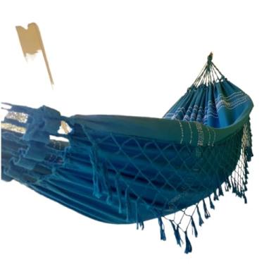 Imagem de Rede De Descanso dormir Em Tear De Casal Gigante(azul claro)