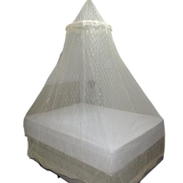 Imagem de Mosquiteiro, Mosquiteiro de Renda para Proteger de Insetos e Mosquitos Serve Nas Camas Casal Solteiro Queen, Largura 8,90 Metros Altura 2,90(Cor: Amarelo)